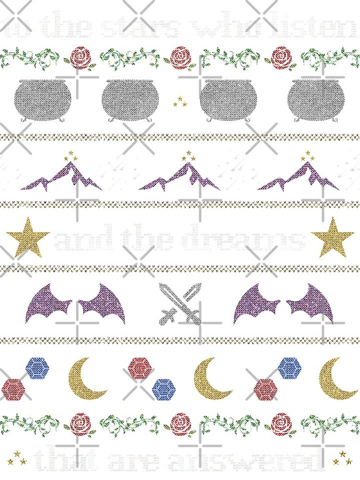 ACOTAR Sweater Glitter Baby One-Piece