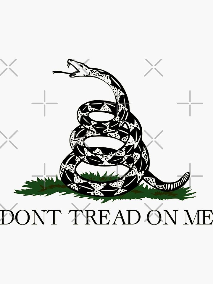 Don't Tread on Me - Gadsden Flag Sticker