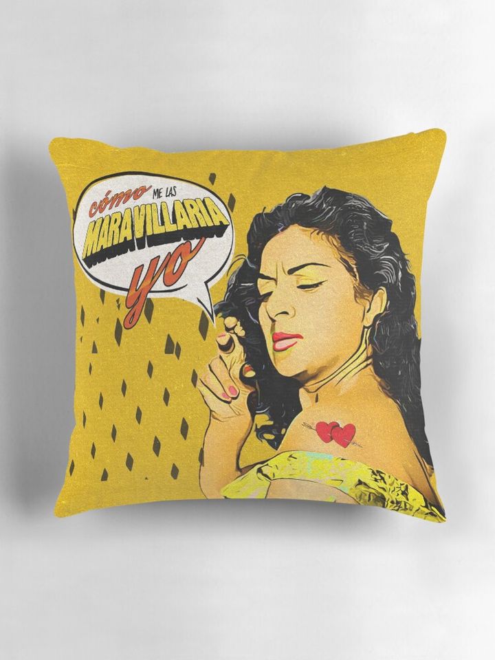 Lola Flores How I Would Marvel You Vintage Comics Pillow
