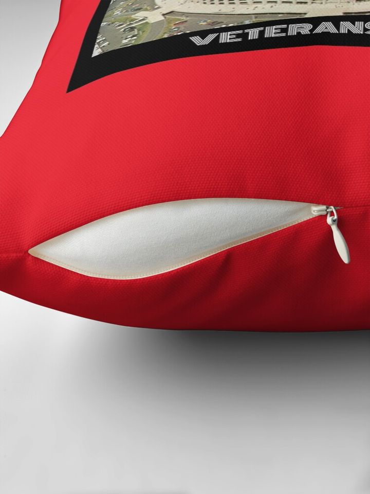 Veterans Stadium- Phillies Red Pillow