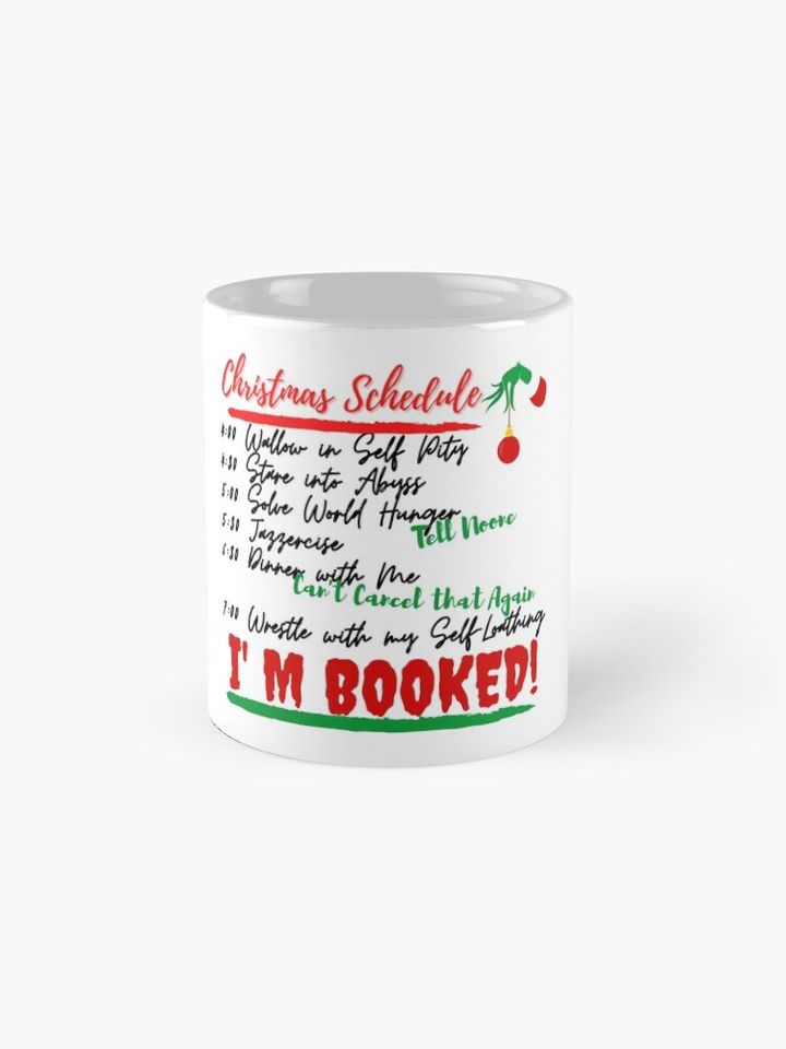 Christmas Schedule Coffee Mug