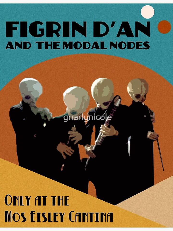 Mos Eisley Cantina Band Premium Matte Vertical Poster