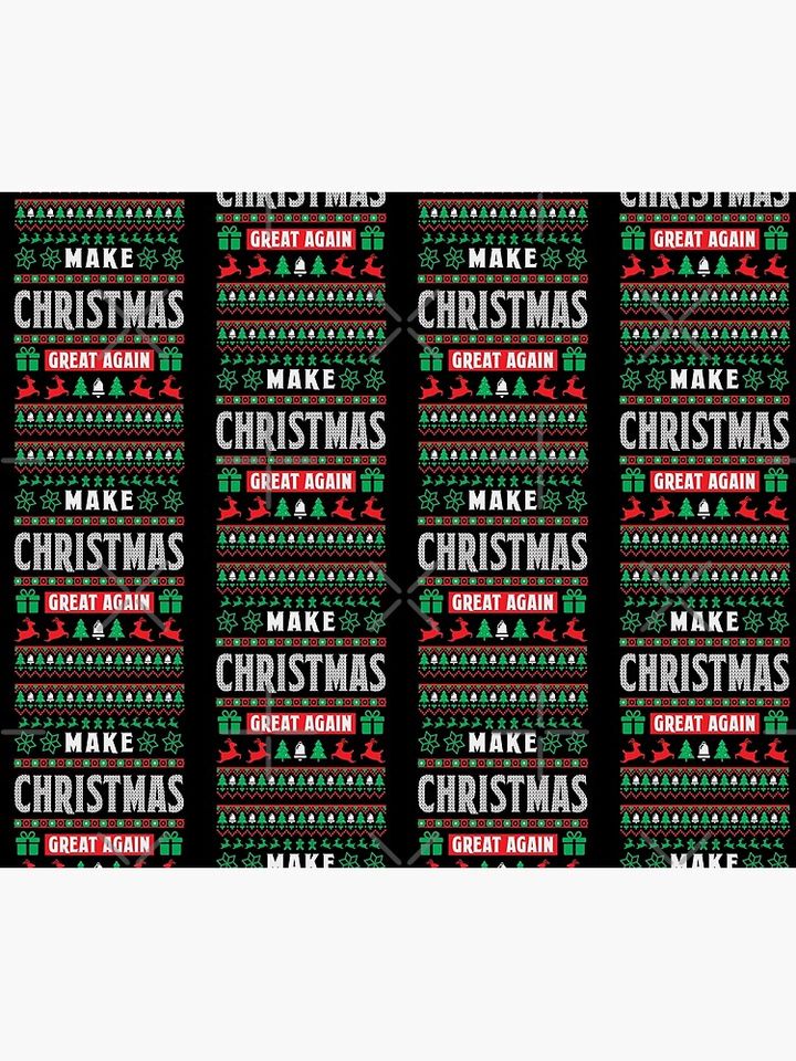Make Christmas Great Again Throw Blanket