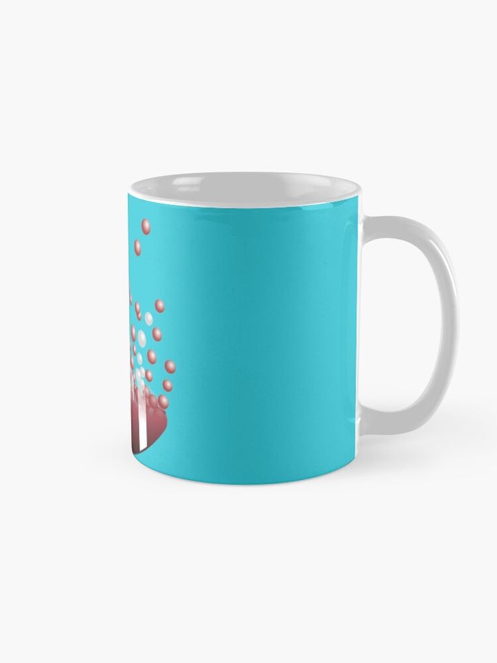 Football dissolves into bubbles Coffee Mug