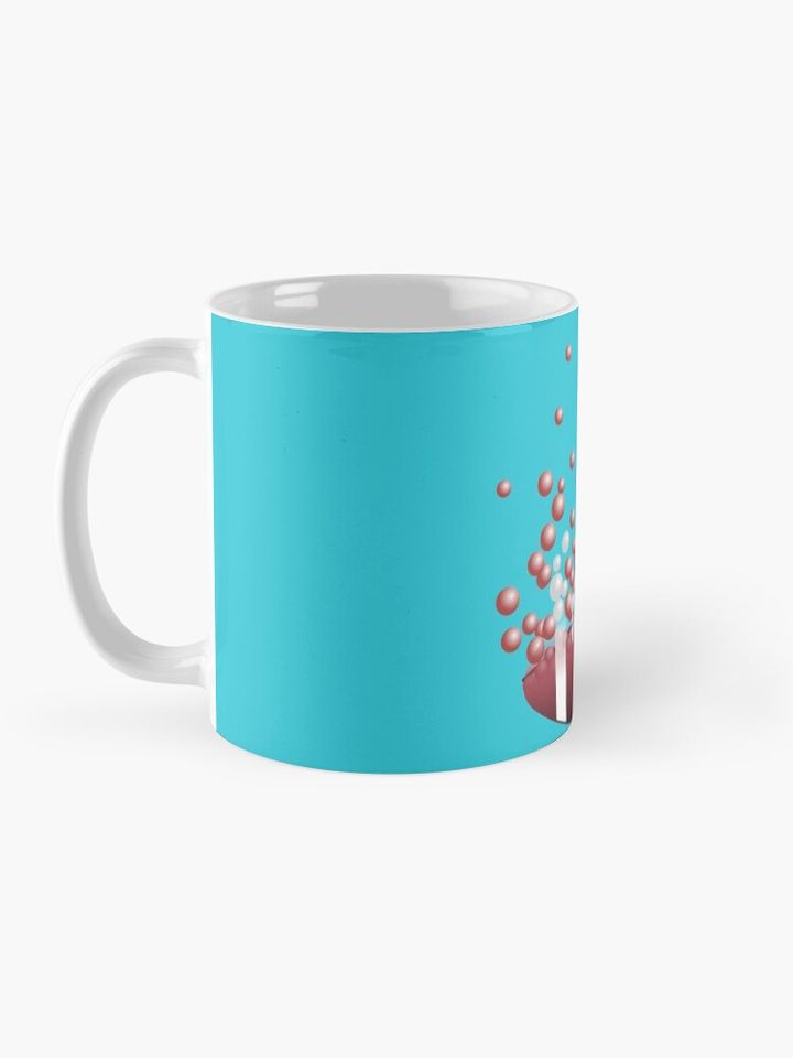 Football dissolves into bubbles Coffee Mug
