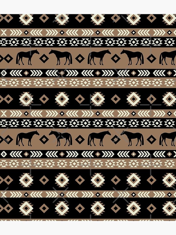 Tribal Horse Pattern Backpack