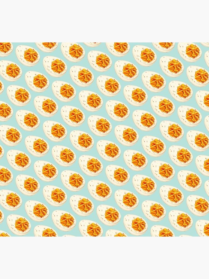 Deviled Egg Pattern - Blue Socks
