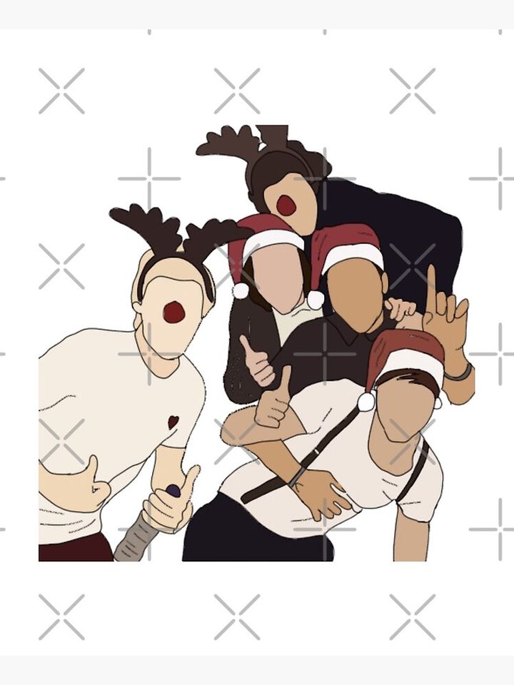 one direction- christmas  Apron