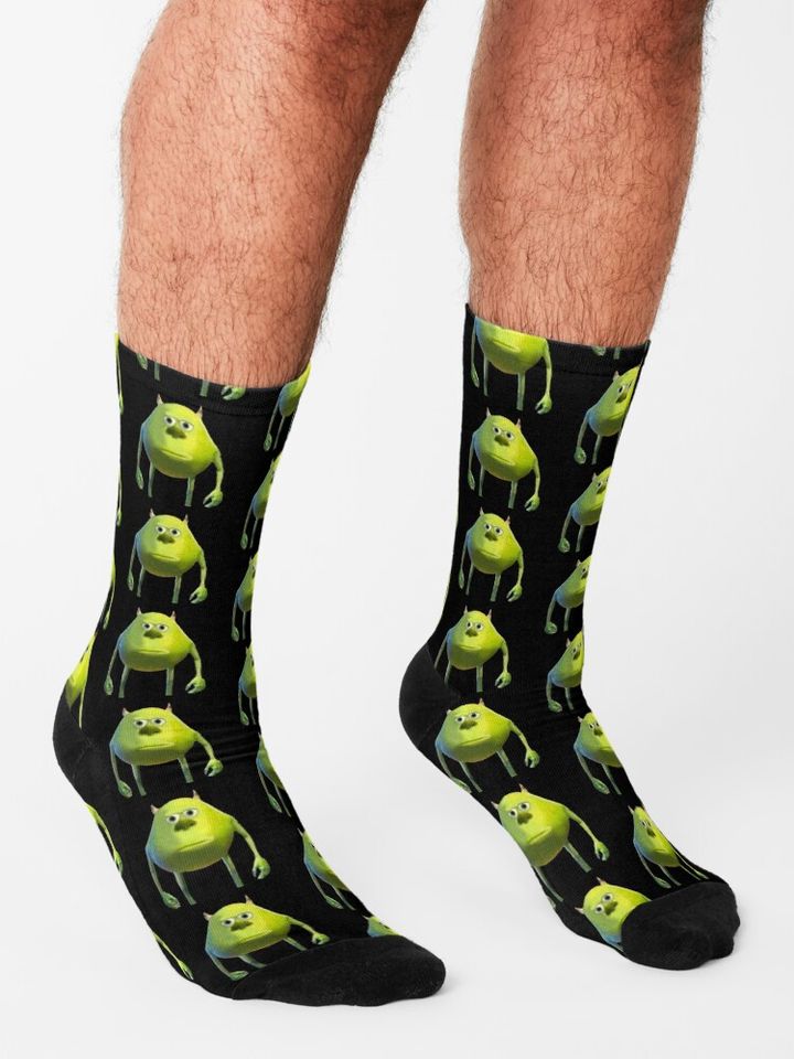 Mike Wazowski meme Socks