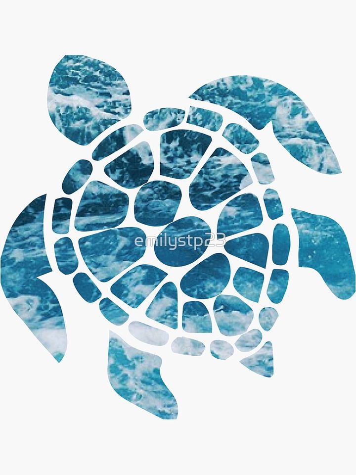 Ocean Sea Turtle Sticker