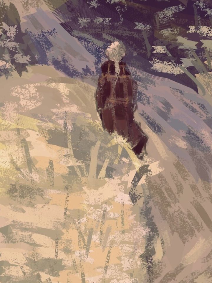 evermore brush strokes iPhone Case