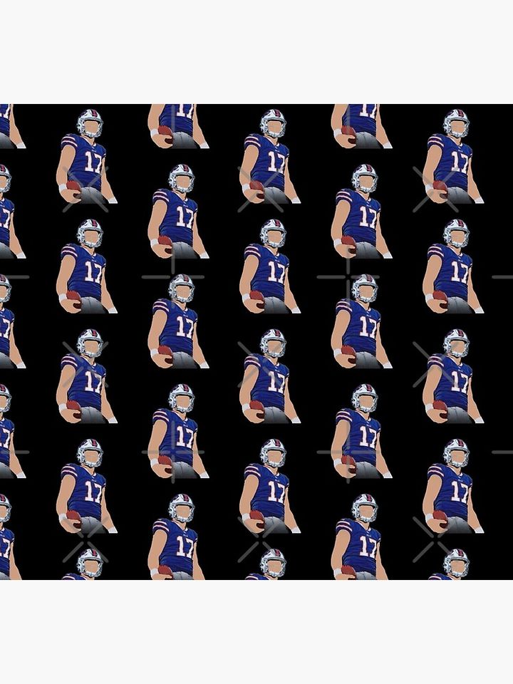 Josh allen Buffalo bills, cartoon faceless Socks, Gift For Fan