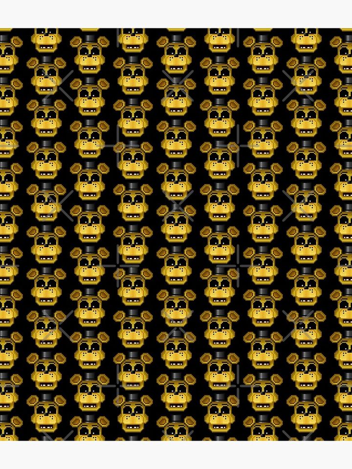 Five Nights at Freddy's - FNaF 1 Pixel Golden Freddy Backpack