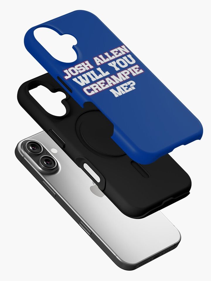 Josh Allen Will You Creampie Me iPhone Case, Gift For Fan
