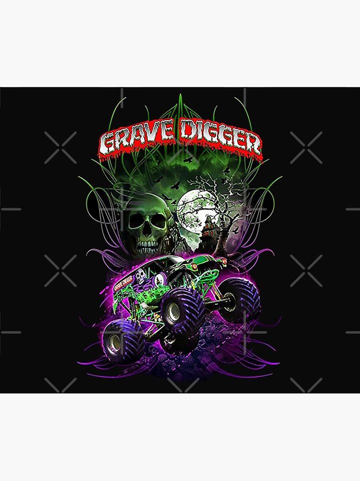 Grave digger monster jam monster truck  Duvet Cover