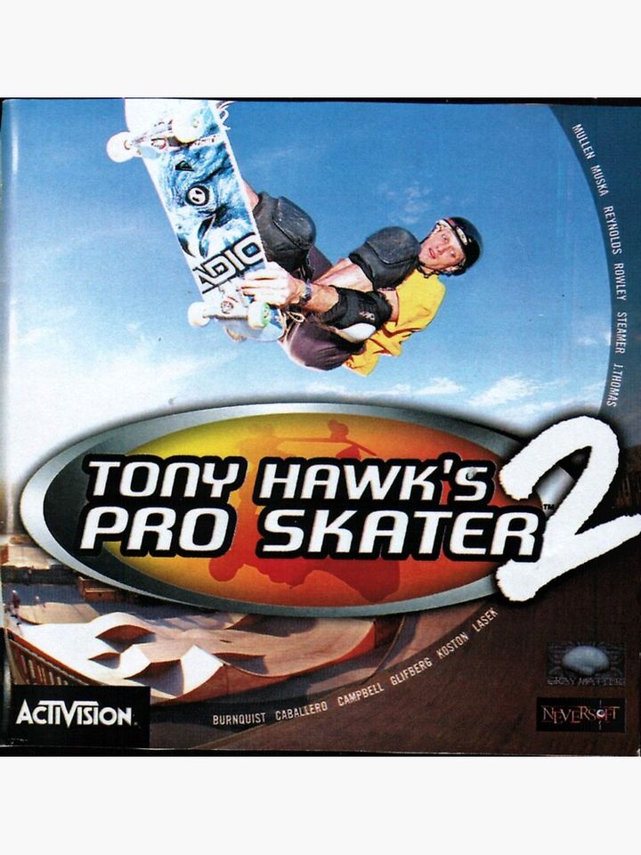 Tony Hawk Pro Skater 2 Premium Matte Vertical Poster