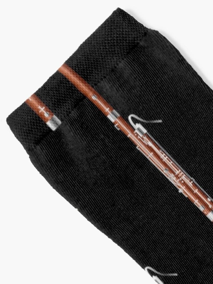 Bassoon on black Socks