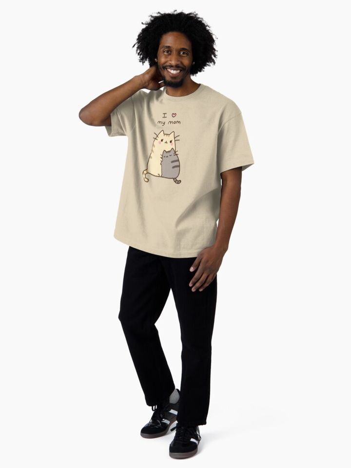 Cute Cat Oversized T-Shirt for Women