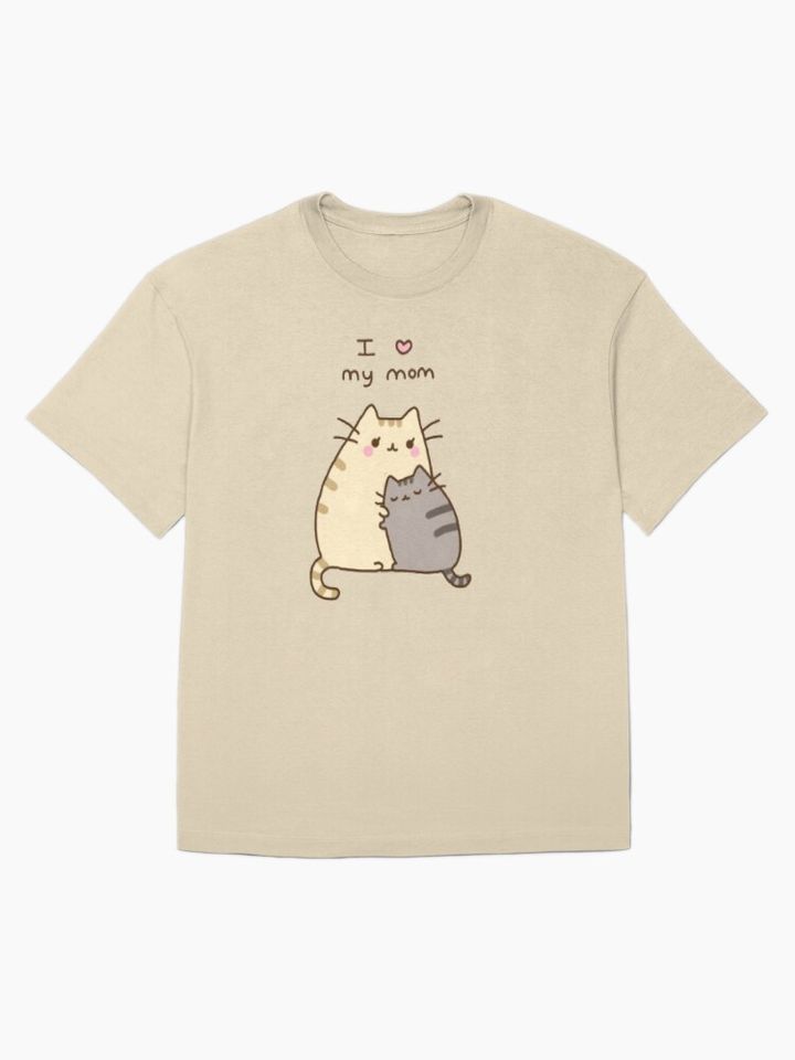 Cute Cat Oversized T-Shirt for Women