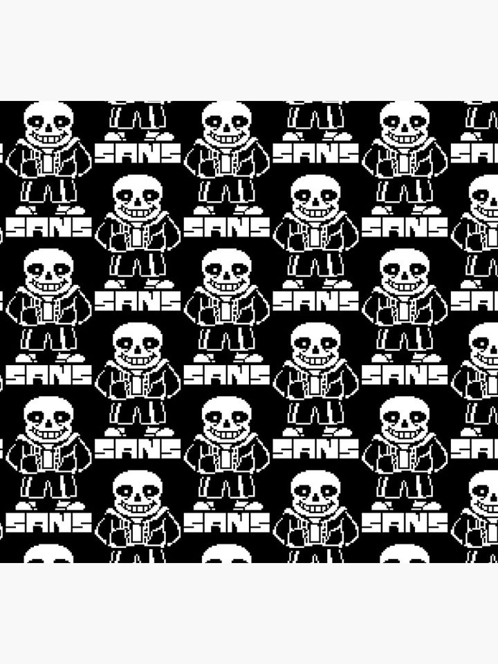 Undertale Sans Pixel Art Socks