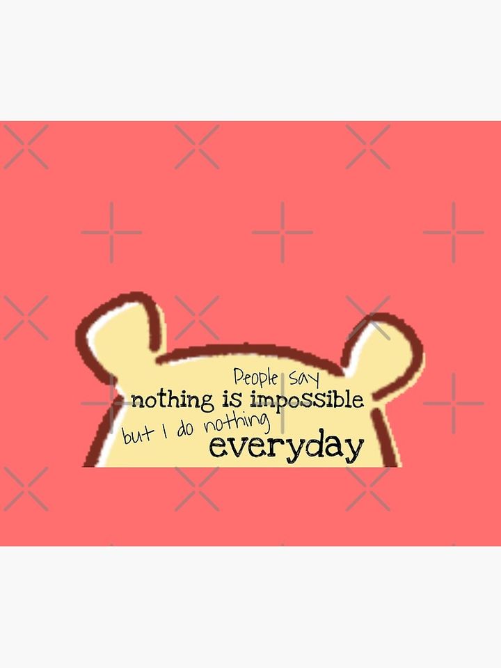 I do nothing everyday Throw Blanket