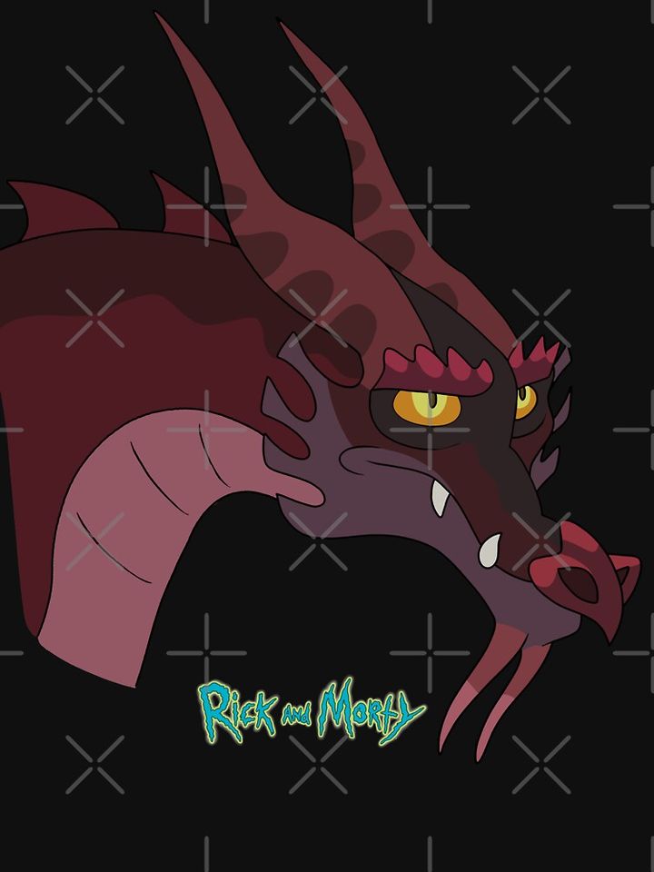 Rick and Rickandmorty - Dragon Pullover Hoodie