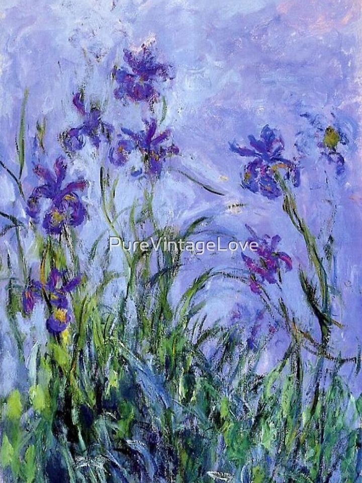 Claude Monet : Lilac Irises 1914 iPhone Case