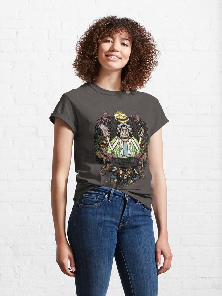 DJ Rick - Rick and Rickandmorty (TM) Classic T-Shirt