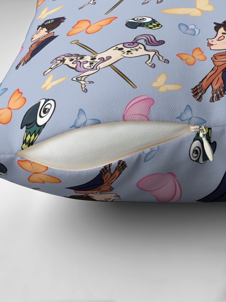 Mary Poppins Pattern Pillow