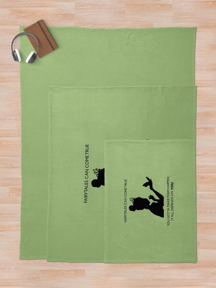 Princess and the Frog Throw Blanket