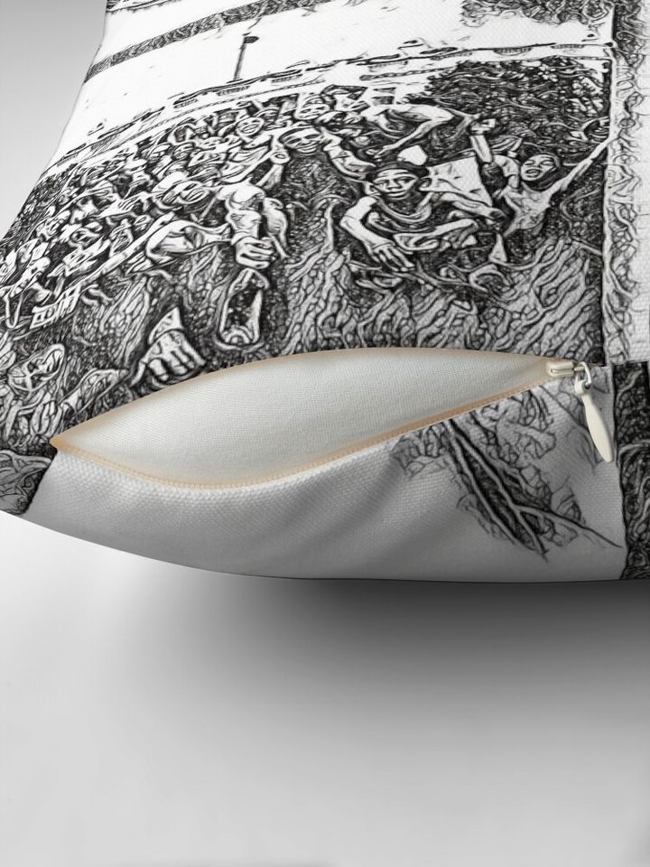 Kendrick Lamar Album Covers Sketch Art Pillow