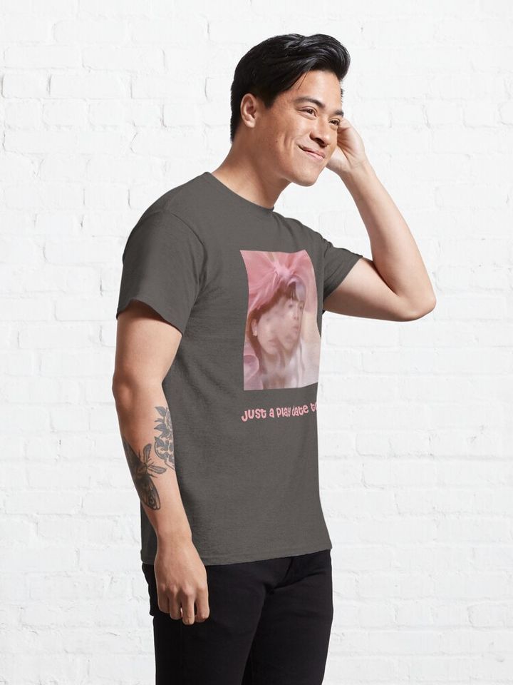 Play Date Classic T-Shirt, Funny Art Cotton Short Sleeve T-shirt, Melanie Martinez Music Inspired Men Clothing for Fan, T-shirt for Music Lover