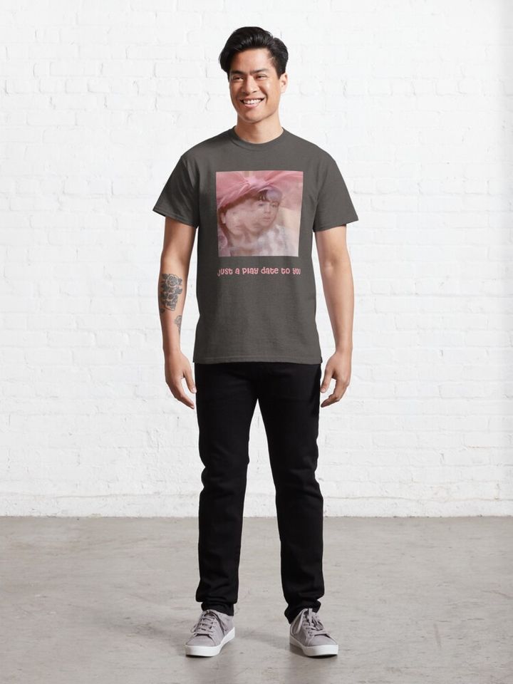 Play Date Classic T-Shirt, Funny Art Cotton Short Sleeve T-shirt, Melanie Martinez Music Inspired Men Clothing for Fan, T-shirt for Music Lover