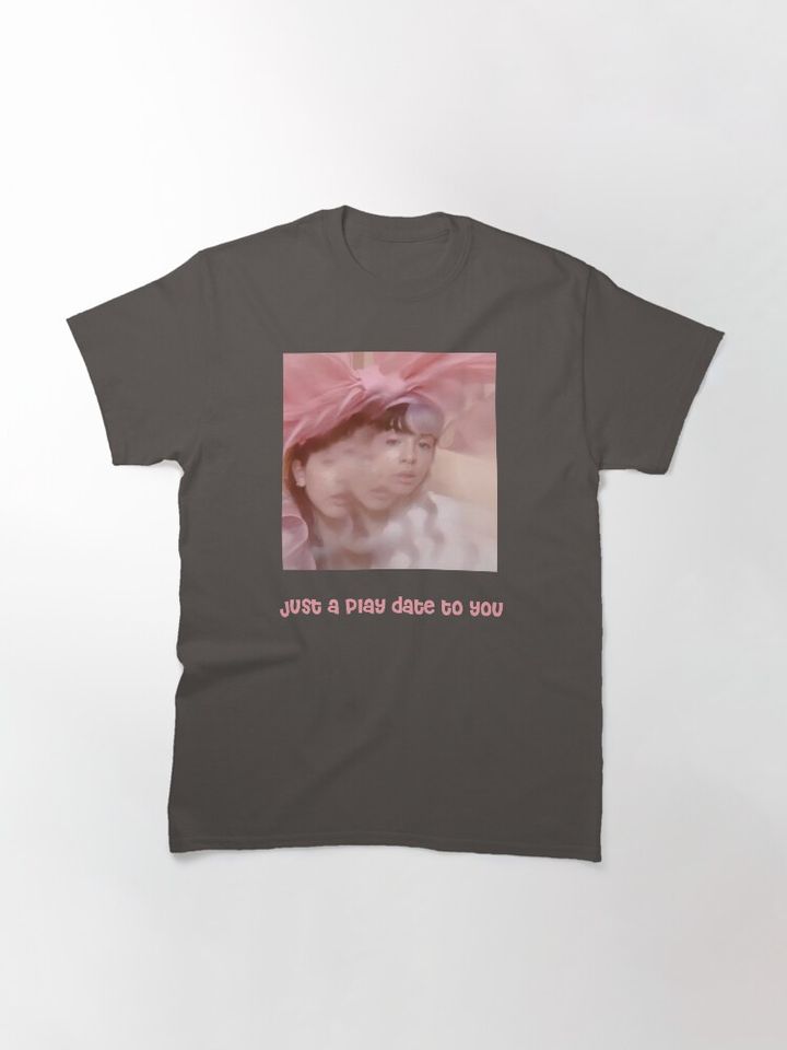 Play Date Classic T-Shirt, Funny Art Cotton Short Sleeve T-shirt, Melanie Martinez Music Inspired Men Clothing for Fan, T-shirt for Music Lover
