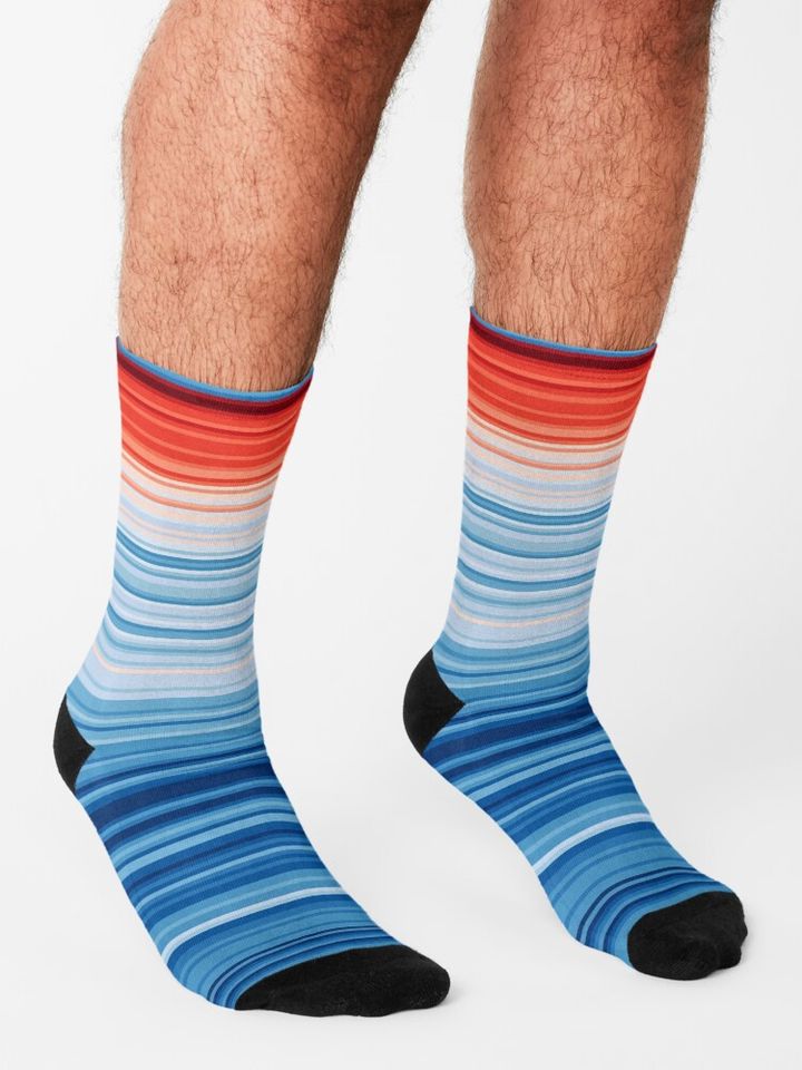 Climate Change Stripes Socks