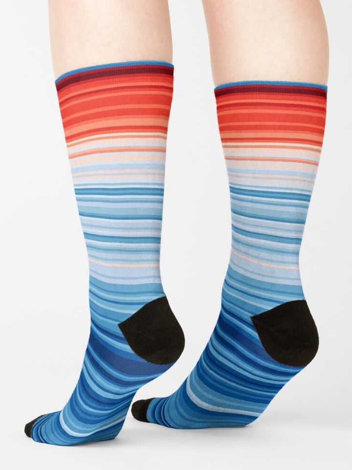 Climate Change Stripes Socks