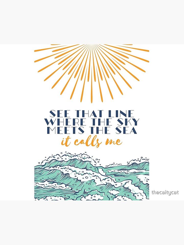 Sky & Sea Duvet Cover