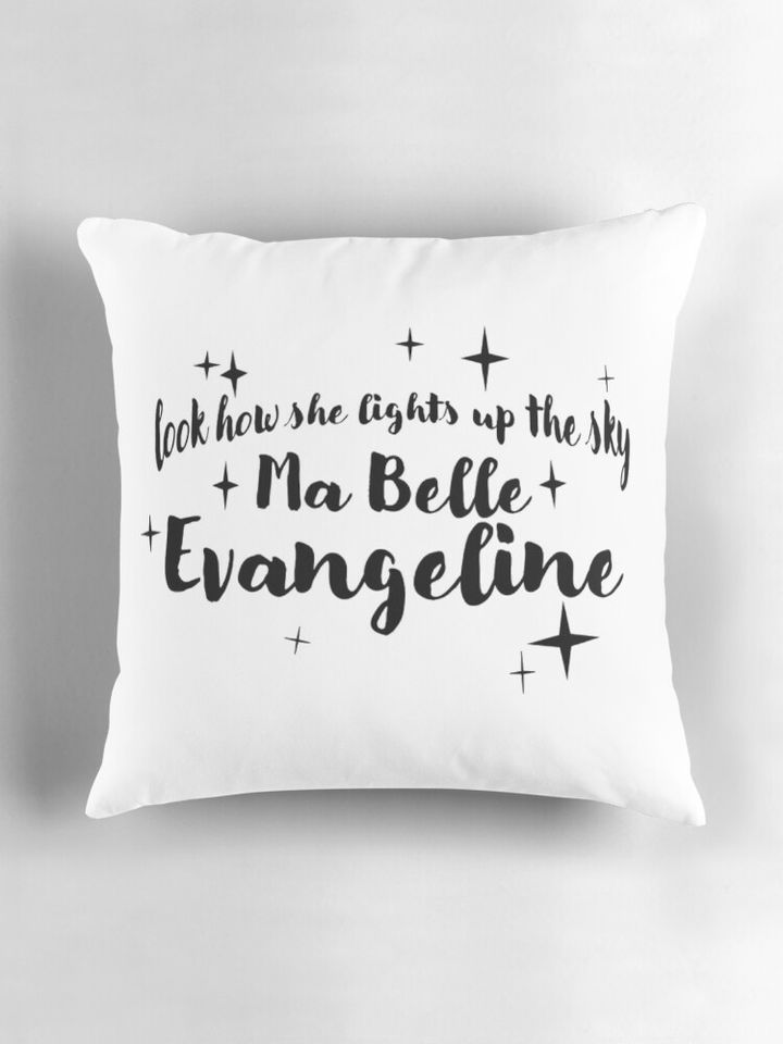 Princess and The Frog Quote Pillow