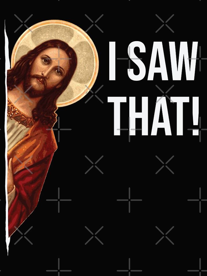 Jesus Meme I Saw That Boxy T-Shirt