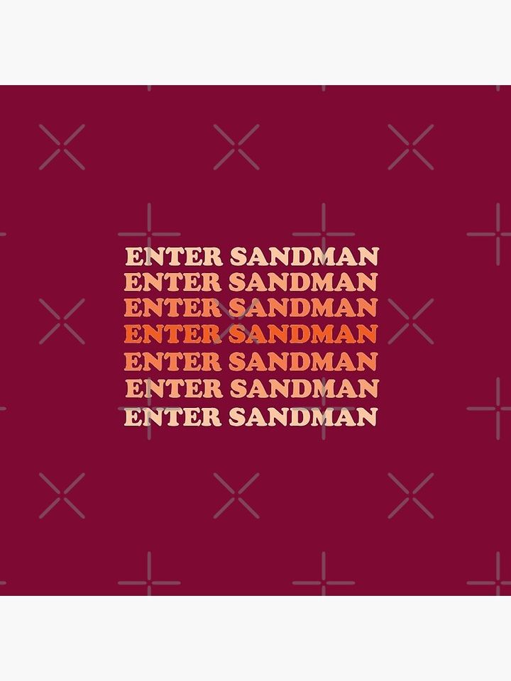 Enter Sandman Ombre  Pin Button