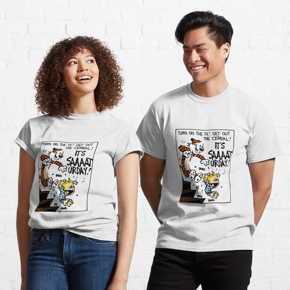 Calvin and tiger Classic T-Shirt