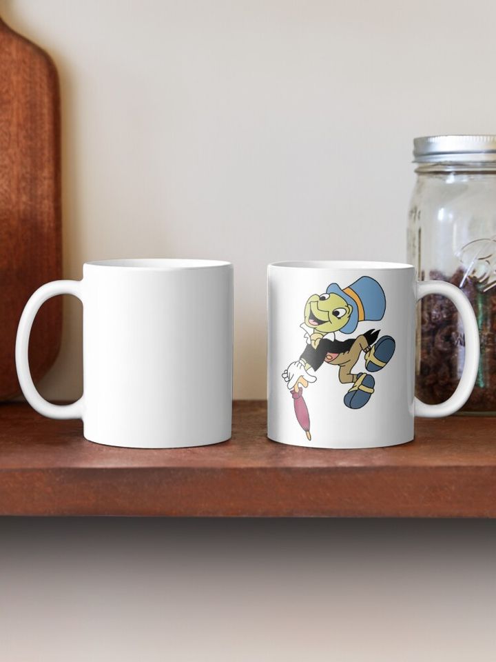 Jiminy Cricket Coffee Mug, Disney Mug