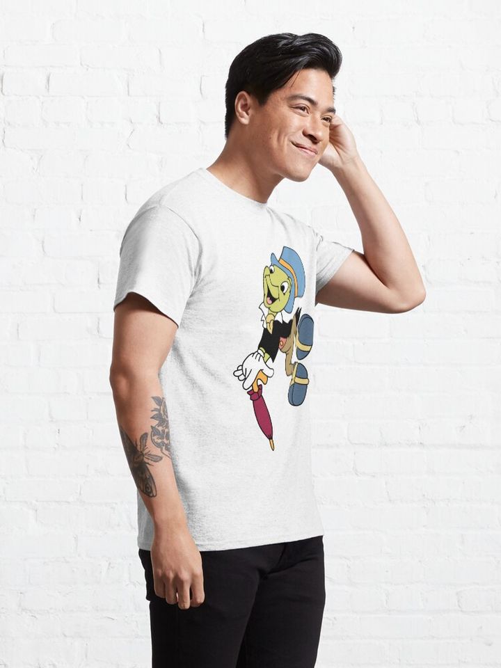Jiminy Cricket T-Shirt, Disney Pinocchio T-shirt