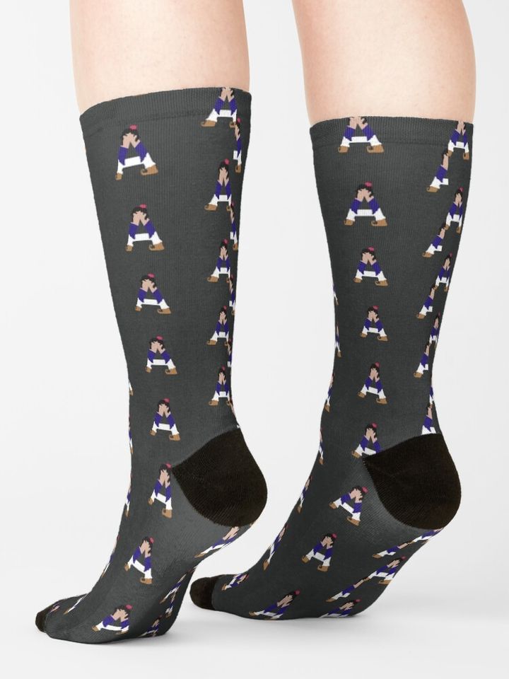 Letter A Aladdin Socks