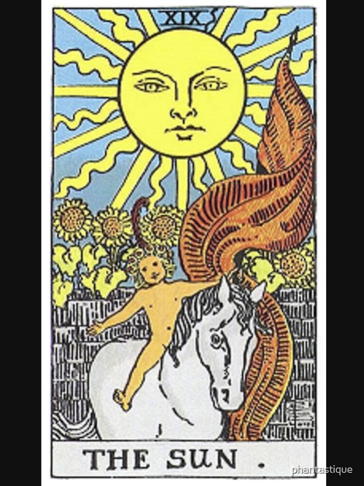 The Sun Tarot Racerback Tank Top