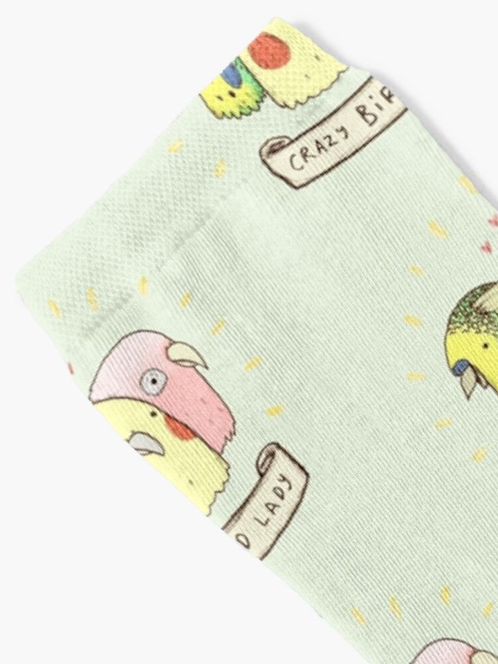 Crazy Bird Lady Socks