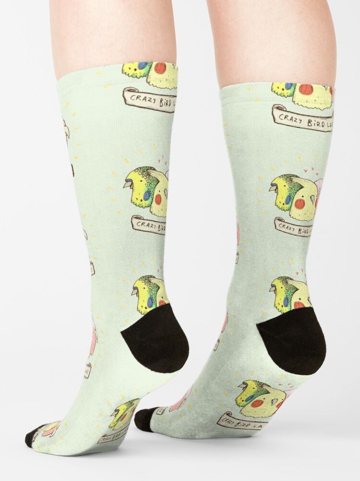 Crazy Bird Lady Socks