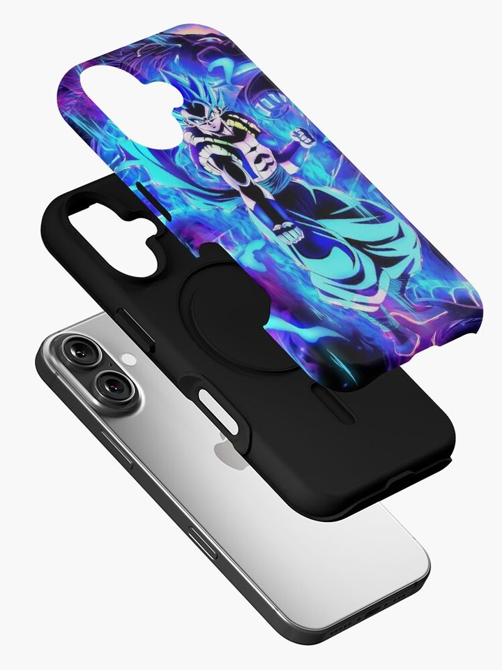 Gogeta blue iPhone Case