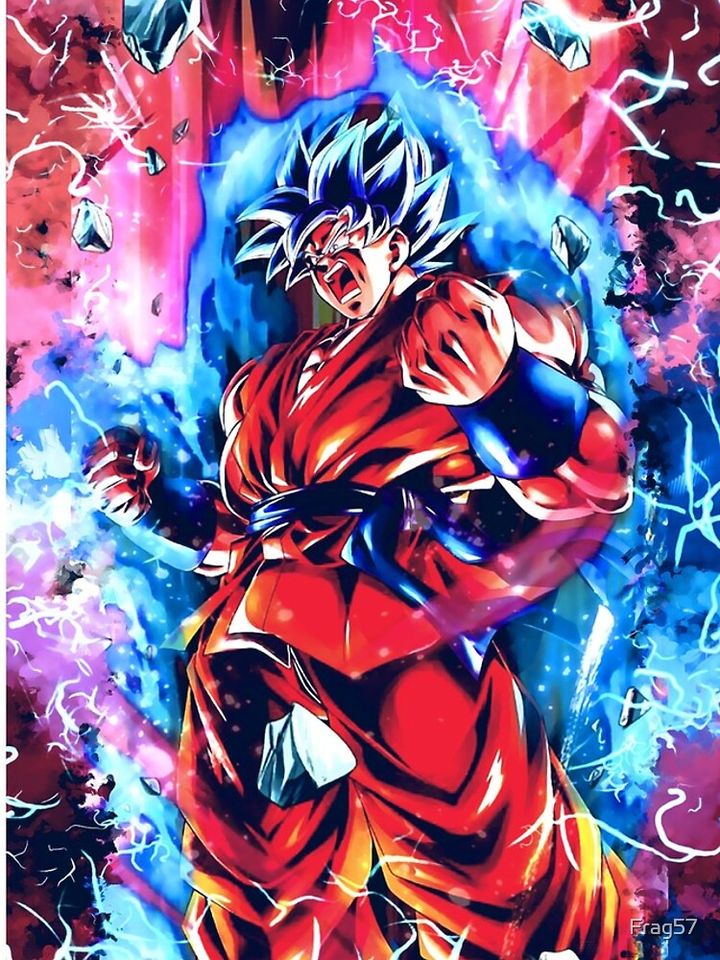 Goku blue iPhone Case
