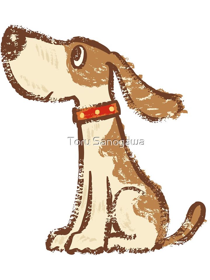 Hound sitting Kids T-Shirt